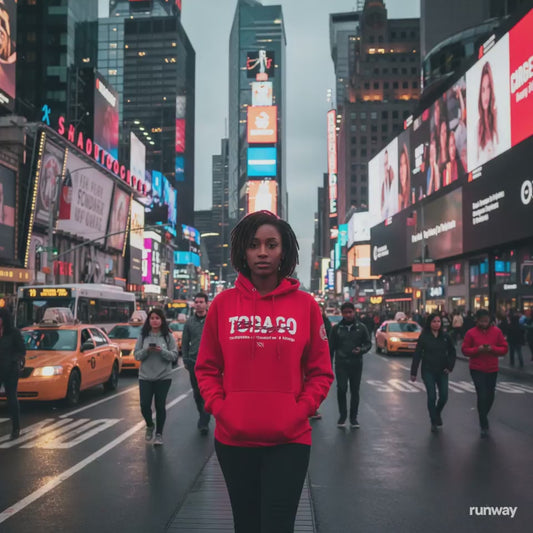 🇹🇹 Tobago Heritage Hoodie - Classic Red